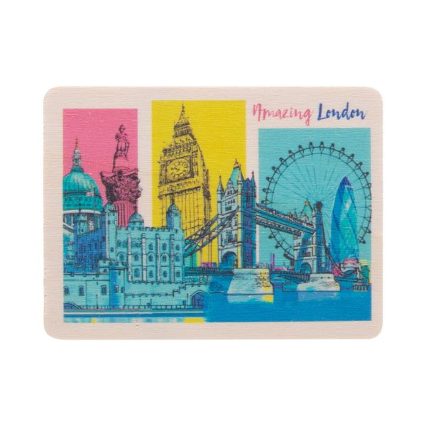 Wooden Magnet Amazing London Discount