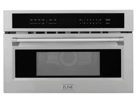 ZLINE 30 in. 1.6 cu ft. Stainless Steel Built-in Convection Microwave Oven (MWO-30) For Cheap