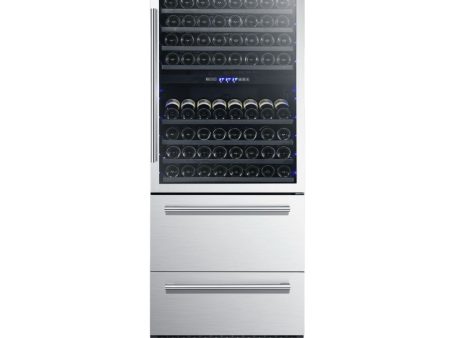 Forno Capraia - 30 in. Dual Zone Wine Cellar - 144 Bottles 6.25 cu. ft. (FWCDR6661-30S) Supply