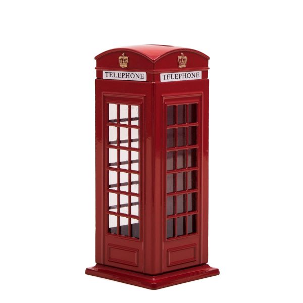 Money Bank - Red Die Cast Telephone Box Online Sale