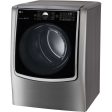 LG 29 in. Ultra Large Capacity Electric Dryer in Graphite Steel 9 cu. ft. (DLEX9000V) on Sale