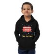 Personalised Custom Text - Kids Eco Hoodie - London Doodles - Bus on Sale