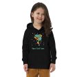 Personalised Custom Text - Kids Eco Hoodie - London Doodles - Fish & Chips on Sale