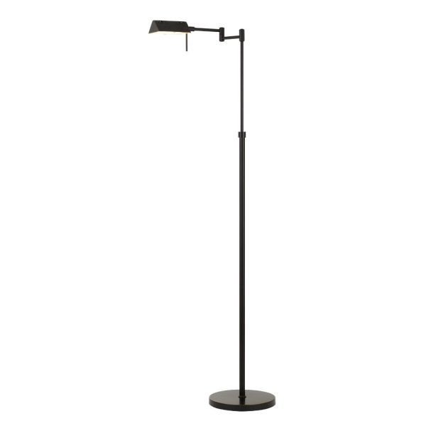 Cal Lighting Clemson Metal LED 1 Floor Lamp With Dimmer Switch Sale