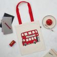 London Bus & Telephone Cotton Bag by Victoria Eggs Online now