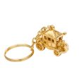 Coronation Carriage Keyring - Gold Supply