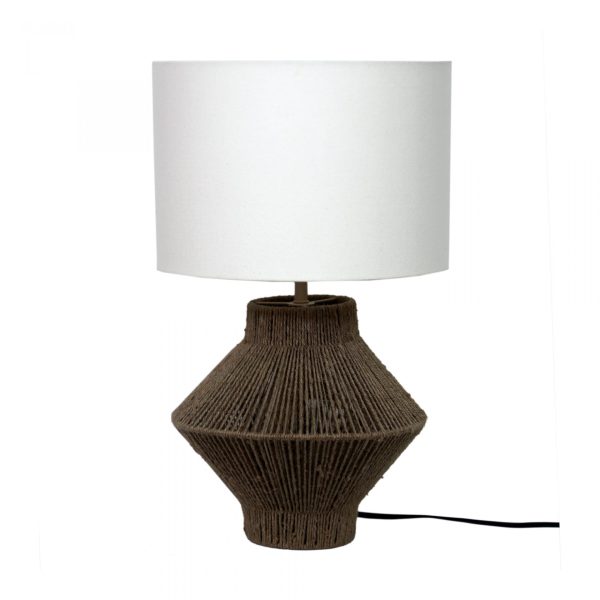 Moe s Home Collection Newport Woven Jute Table Lamp Hot on Sale