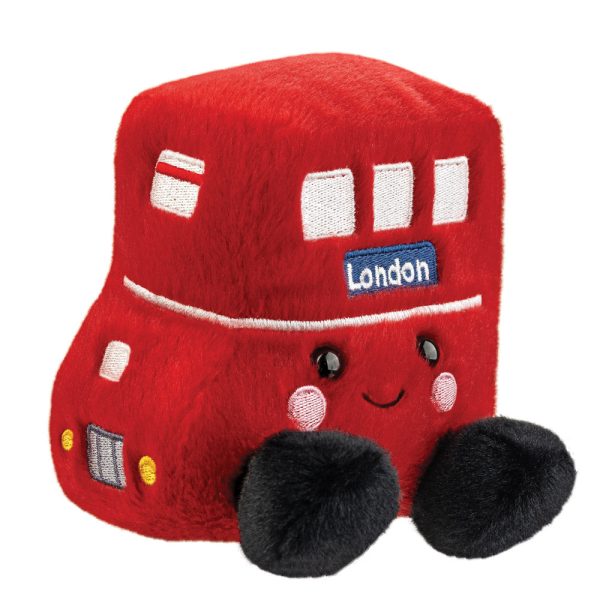 Palm Pals Bertie Red Bus Soft Toy For Sale