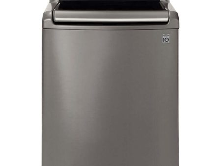 LG 27 in. Smart wi-fi Enabled Top Load Washer with TurboWash3D Technology in Graphite Steel 5.5 cu. ft. (WT7800CV) Supply