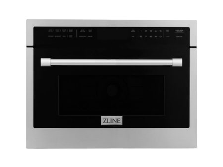 ZLINE 24 in. Stainless Steel Built-in Convection Microwave Oven with Speed and Sensor Cooking (MWO-24) Cheap