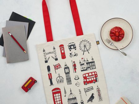 Big Smoke London Canvas Bag by Victoria Eggs For Discount