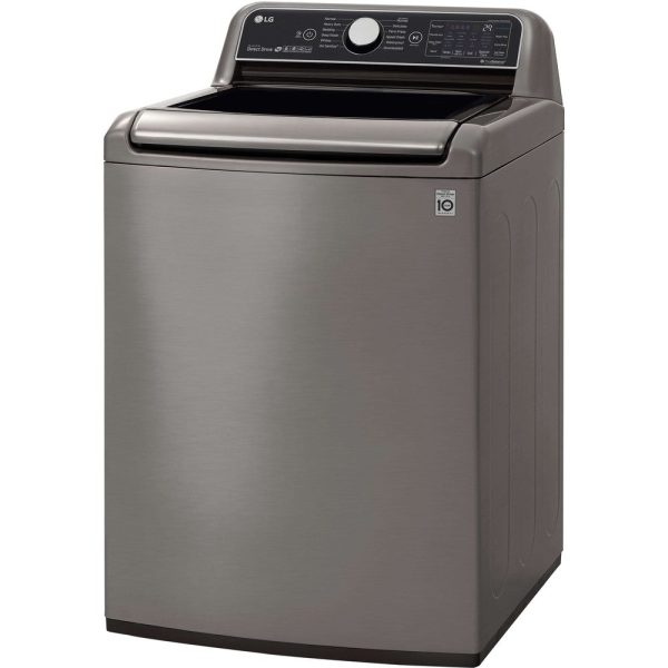 LG 27 in. Smart wi-fi Enabled Top Load Washer with TurboWash3D Technology in Graphite Steel 5.5 cu. ft. (WT7800CV) Supply