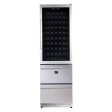 Forno Azienda - 24 in. Dual Zone Wine Cellar 6.25 cu. ft.- 108 Bottle  (FWCDR6628-24S) Hot on Sale