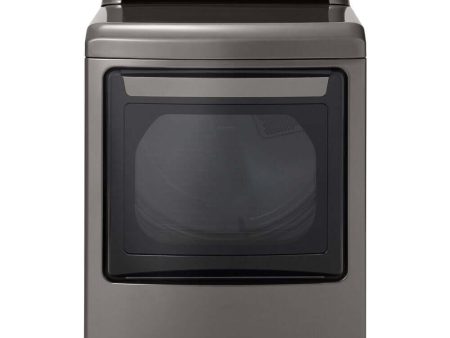 LG 27 in. Smart Wi-Fi Enabled Electric Dryer with TurboSteam In Graphite Steel 7.3 cu. ft. (DLEX7800VE) Online