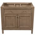 James Martin Vanities Chicago Collection 36 in. Single Vanity in Whitewashed Walnut, Cabinet Only For Sale