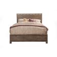 Alpine Sydney California King Panel Bed, Weathered Grey on Sale