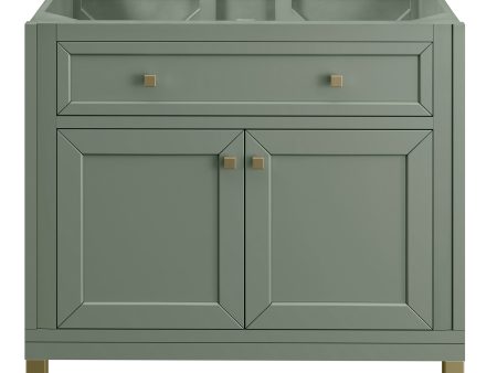 James Martin Vanities Chicago Collection 36 in. Single Vanity in Smokey Celadon, Cabinet Only Online Sale