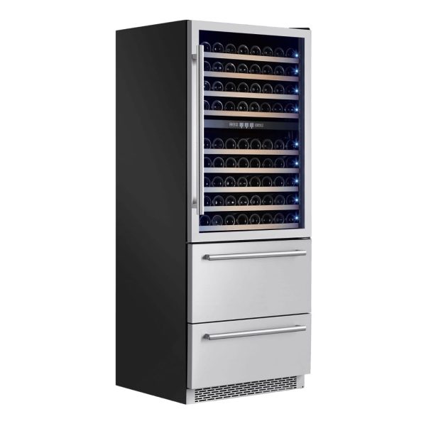 Forno Capraia - 30 in. Dual Zone Wine Cellar - 144 Bottles 6.25 cu. ft. (FWCDR6661-30S) Supply