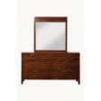 Alpine Carmel 7 Drawer Dresser, Cappuccino Cheap