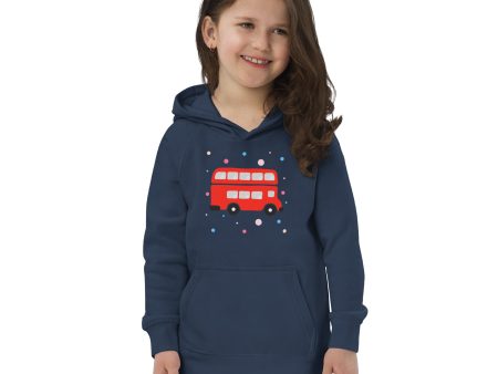 London Doodles - Bus - Kids Eco Hoodie For Cheap