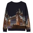 Tower Bridge at Night - All Over Print - Sweatshirt Online