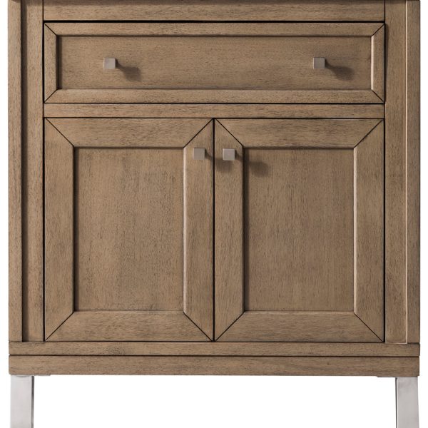 James Martin Vanities Chicago Collection 30 in. Single Vanity in Whitewashed Walnut, Cabinet Only For Cheap