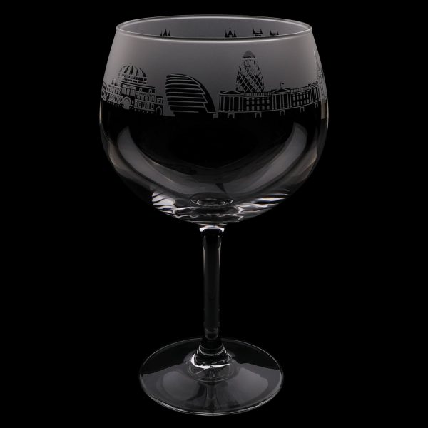 London Skyline Milford Gin Balloon Glass Cheap