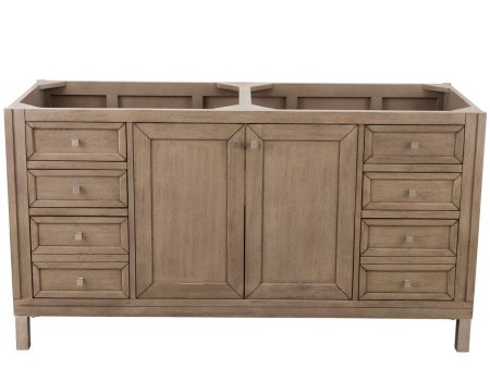 James Martin Vanities Chicago Collection 60 in. Single Vanity in Whitewashed Walnut, Cabinet Only Cheap