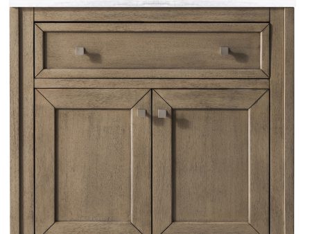 James Martin Vanities Chicago Collection 30 in. Single Vanity in Whitewashed Walnut with Countertop Options For Discount