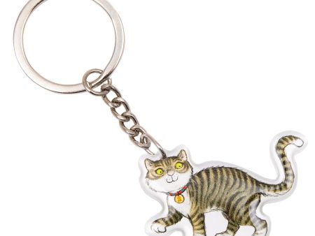 The Tower Bridge Cat Shaped PVC Keyring Discount