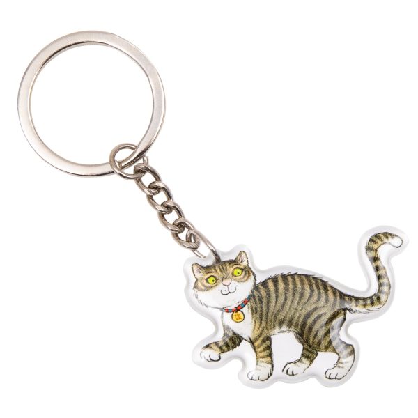 The Tower Bridge Cat Shaped PVC Keyring Discount