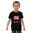 Personalised Custom Text - Organic Cotton Kids T-Shirt - London Doodles - Red Bus Sale