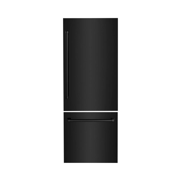 ZLINE 30 in. Refrigerator Panels in Black Stainless Steel for a 30 in. Built-in Refrigerator (RPBIV-BS-30) Supply