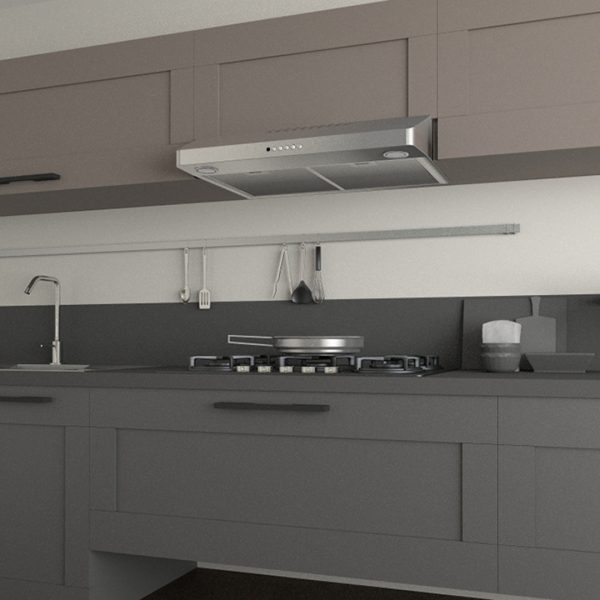 Faber Levante II Under Cabinet Range Hood With Size Options In Stainless Steel on Sale