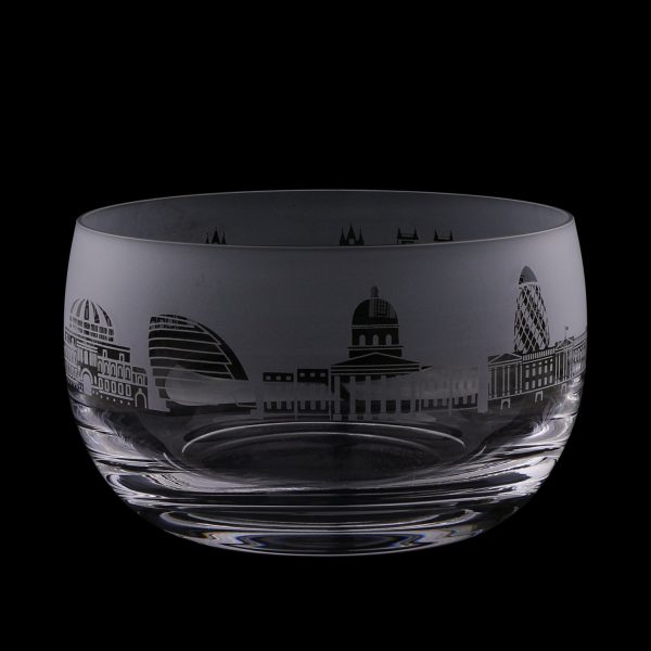 London Skyline Small Milford Glass Bowl For Discount