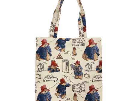 Paddington Bear Flat Tote Bag For Cheap