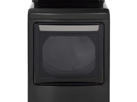 LG 27 in. Smart wi-fi Enabled Gas Dryer with TurboSteam In Black Steel 7.3 cu. ft. (DLGX7901BE) Discount