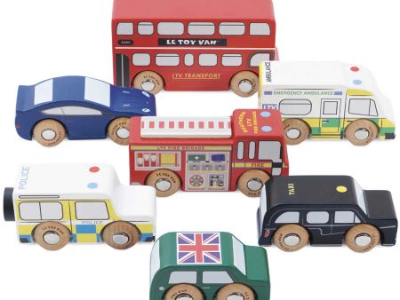 Le Toy Van London Car Set Wooden Toys For Discount