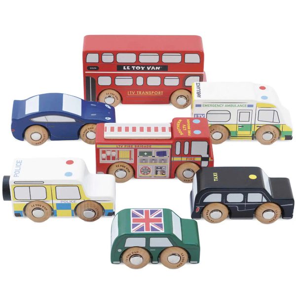 Le Toy Van London Car Set Wooden Toys For Discount