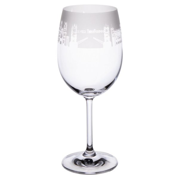 London Skyline Milford Wine Glass Discount