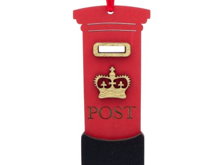 Artcuts Post Box Hanging Wooden Decoration For Cheap