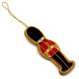 Royal Guard Stitched Christmas Decoration - Gold Trim Hot on Sale