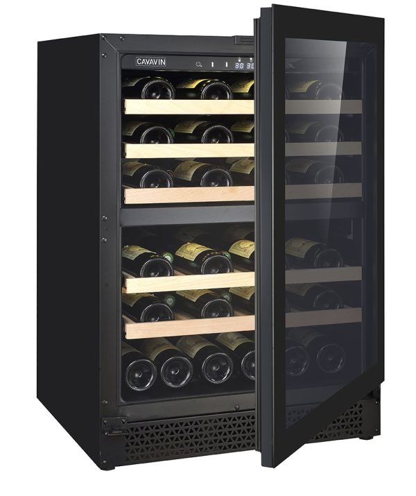 Cavavin Vinoa Collection 24 in. Wine Cooler in Black - 41 Bottle (V-041WDZFG) Hot on Sale