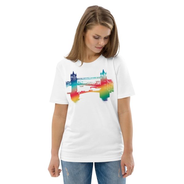 Tower Bridge Rainbow - Organic Cotton T-Shirt Online