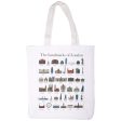 The Landmarks Of London Cotton Canvas Tote Bag Hot on Sale