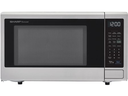 Sharp 1.1-Cu. Ft. 21 in. Countertop Microwave with Alexa-Enabled Controls in Stainless Steel (ZSMC1139FS) Online Sale