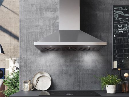 Faber Nova Pro Wall Mount Range Hood With Size Options In Stainless Steel Cheap