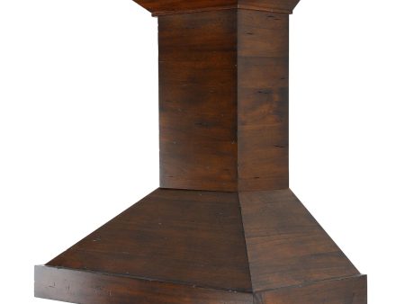 ZLINE Convertible Vent Wooden Wall Mount Range Hood in Walnut (KBRR) Hot on Sale