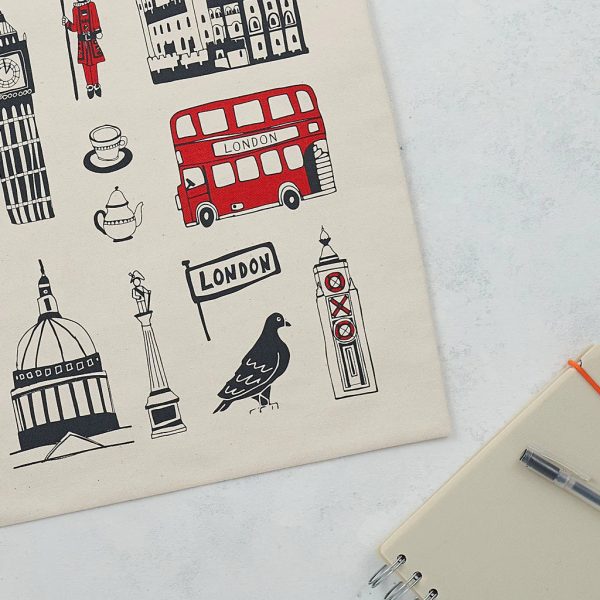 Big Smoke London Canvas Bag by Victoria Eggs For Discount