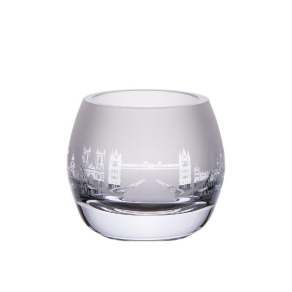 London Skyline Milford Glass Tealight Holder Discount